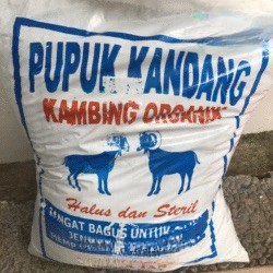 PUPUK KANDANG KAMBING BIRU ORGANIK HALUS DAN STERIL
